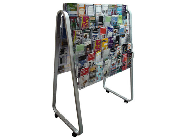 DLE Double-Sided Lit Loc Easel Floor Stands