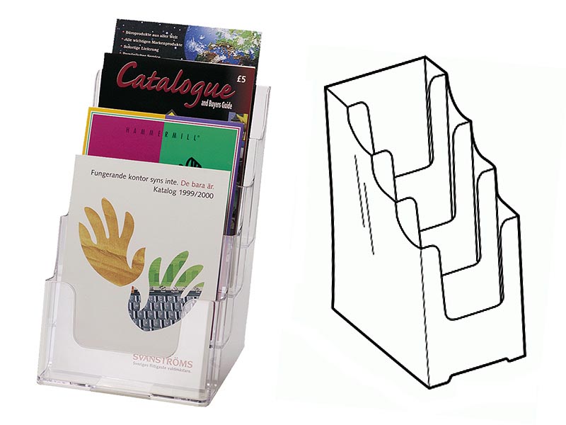 Multi-Tier Brochure Holders - A5 - Image 4