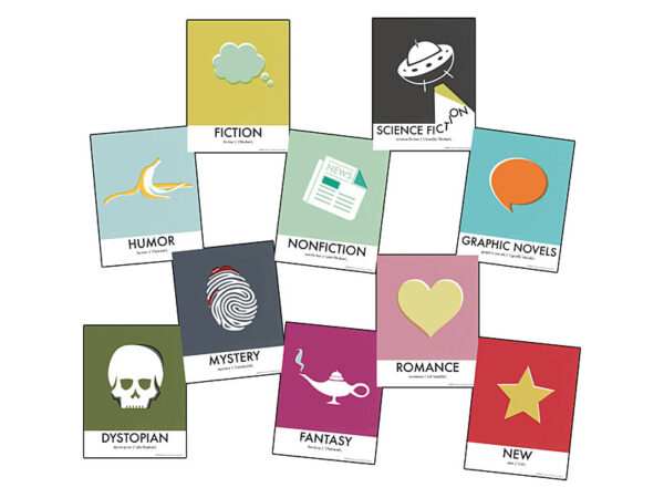 Retro Genre Mini Poster Set