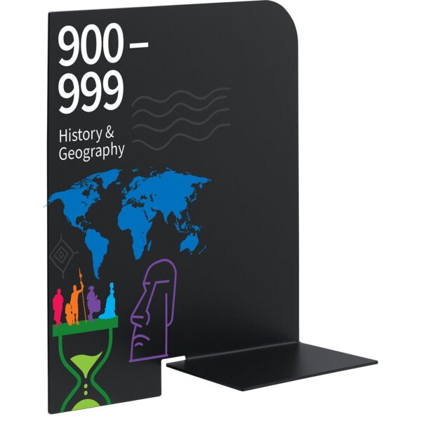 Bookshelf Dividers Dewey With Graphics Set