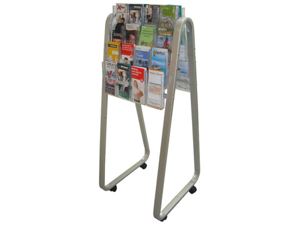 DLE Double-Sided Lit Loc Easel Floor Stands