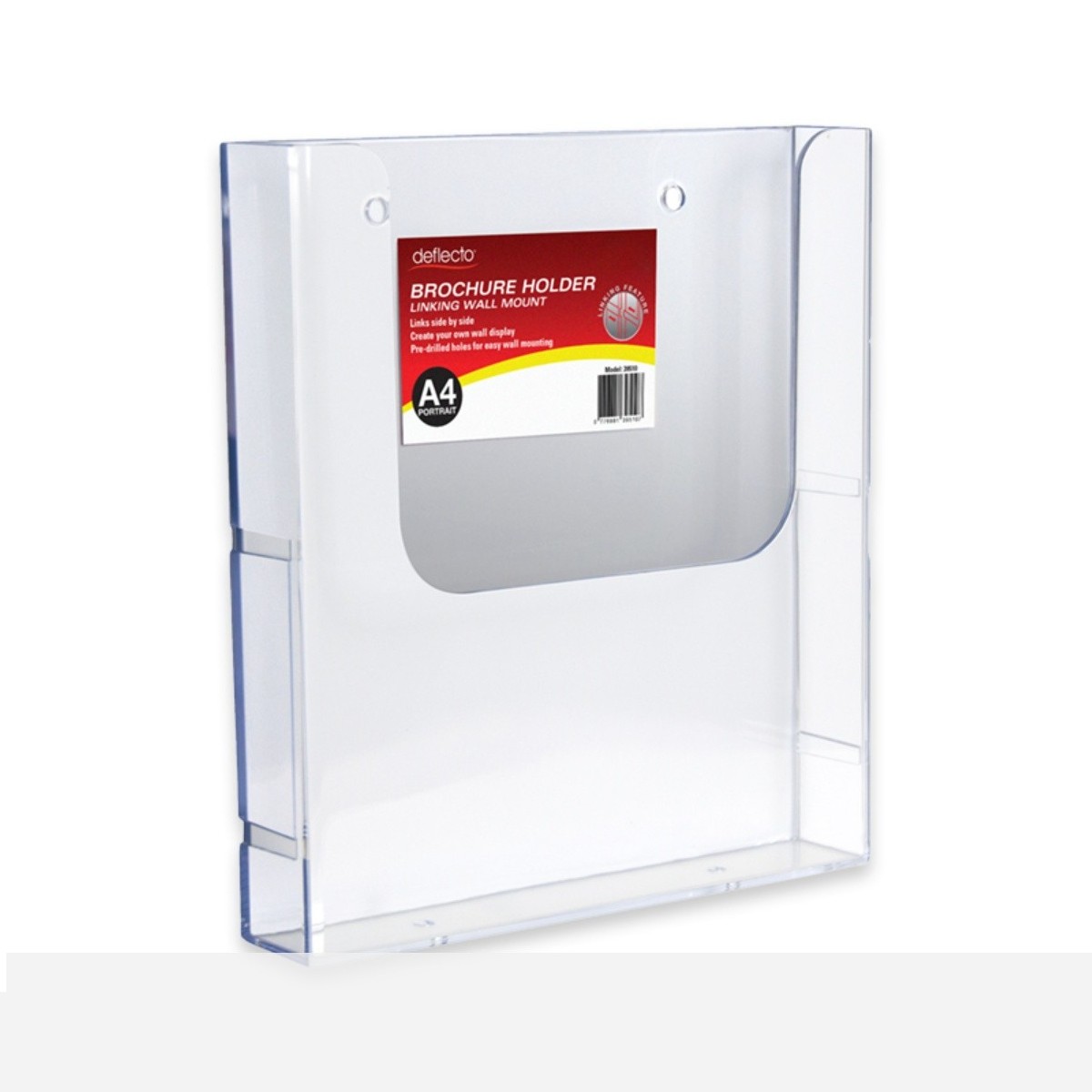 Single Pocket Wall Mounting Brochure Holders - Portrait - Image 3