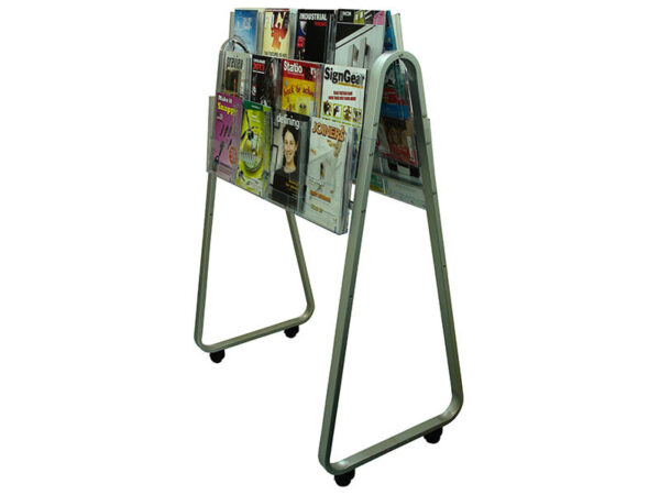 A4 Double-Sided Lit Loc Easel Floor Stands