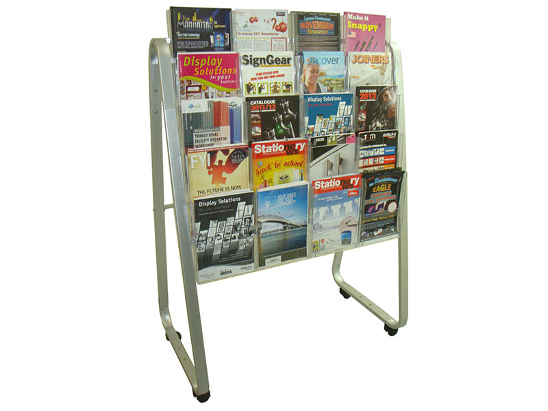 A4 Single-Sided Lit Loc Easel Floor Stands - Image 4