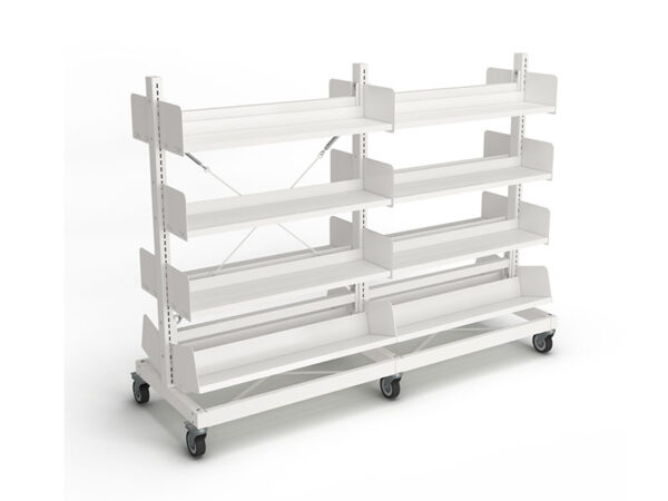 Intraspec Mobile Shelving 1260mm Fiction