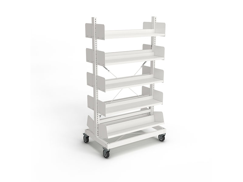Intraspec Mobile Shelving 1560mm Fiction - Image 3