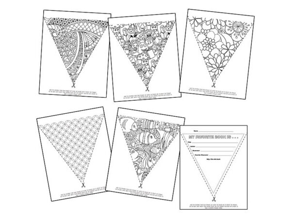 Colour Craze Book Review Pennants