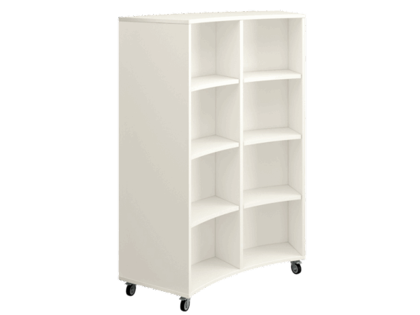 Arc Curved Shelving 4 Tier Fiction