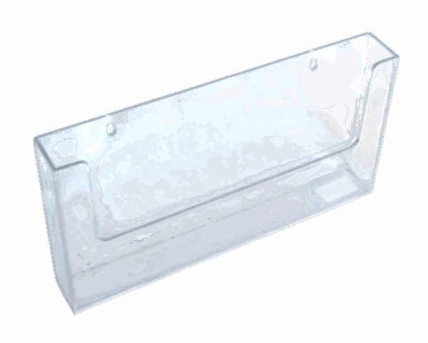 Single Pocket Wall Mounting Brochure Holders - Landscape