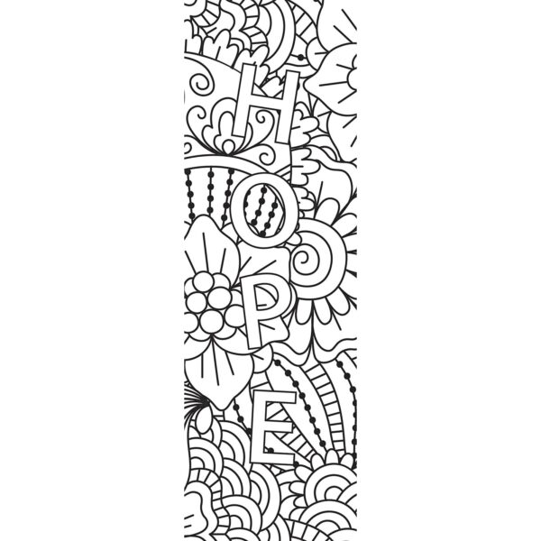 Colour Craze Positive Words Bookmarks