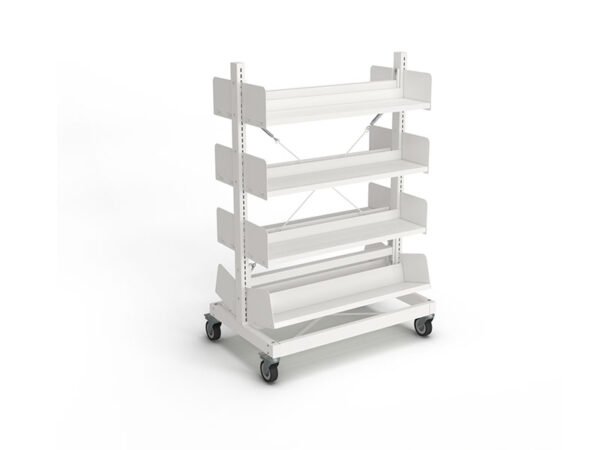 Intraspec Mobile Shelving 1260mm Fiction