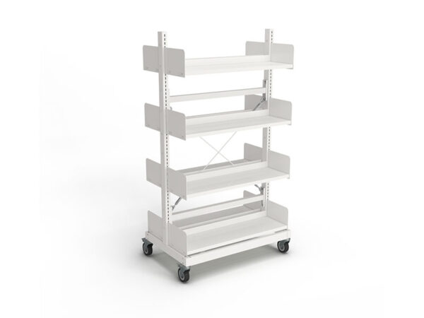 Intraspec Mobile Shelving 1560mm Non Fiction