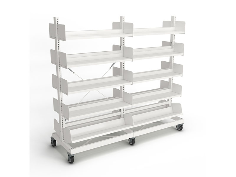 Intraspec Mobile Shelving 1560mm Fiction - Image 2