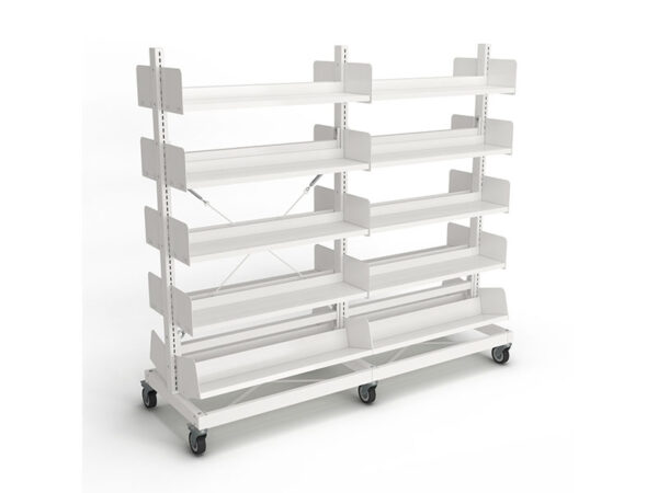 Intraspec Mobile Shelving 1560mm Fiction