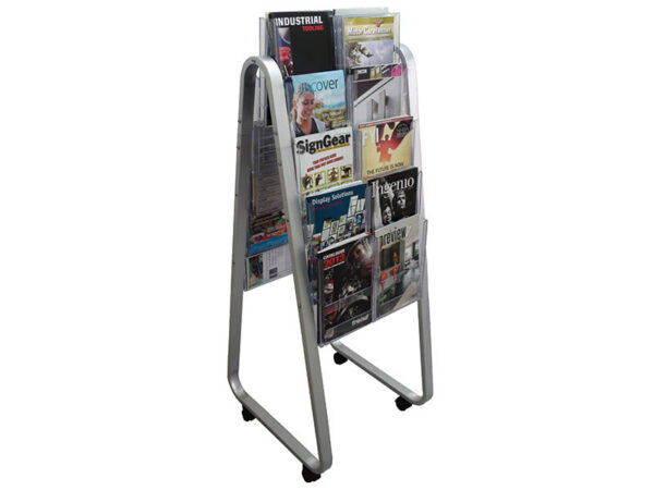 A4 Double-Sided Lit Loc Easel Floor Stands
