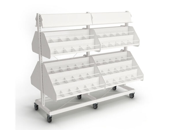 Intraspec Mobile Shelving 1560mm DVD