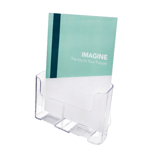 Single Pocket Free Standing Brochure Holder - Portrait